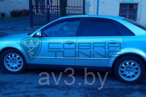 Ветровики Audi A4 B6 седан (B6/B7/8E) 2000-2008/ Ауди A4 B6 (Cobra Tuning) - фото 2 - id-p60447000