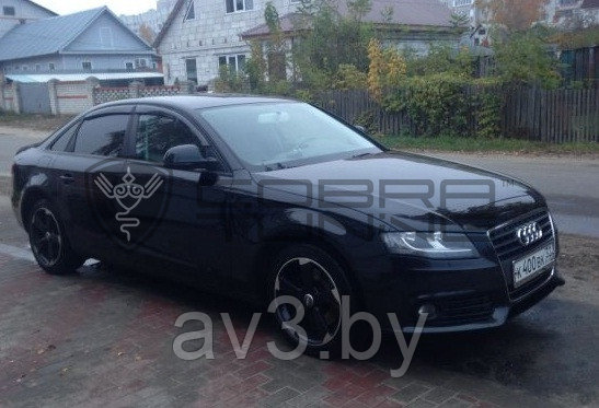 Ветровики Audi A4 седан (B8/8K) 2008-2011;2012/ Ауди A4 B5/8K (Cobra Tuning) - фото 2 - id-p60447004