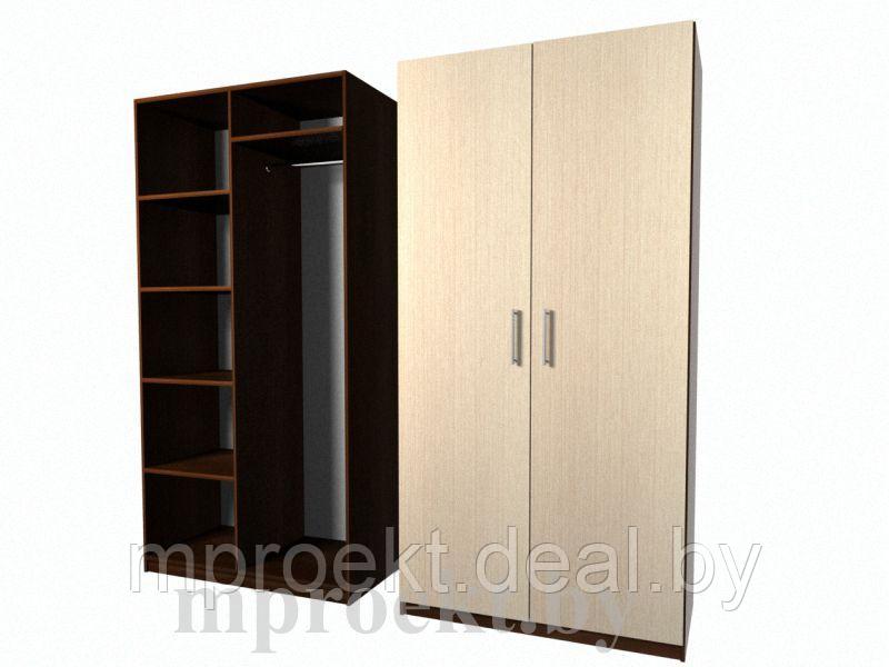 Шкаф для одежды-2д-5д (ШПТ) 800х498х1908