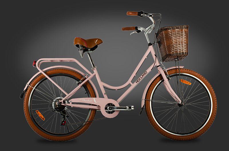 Городской/дорожный велосипед Foxter Holland розовый - фото 1 - id-p115781696