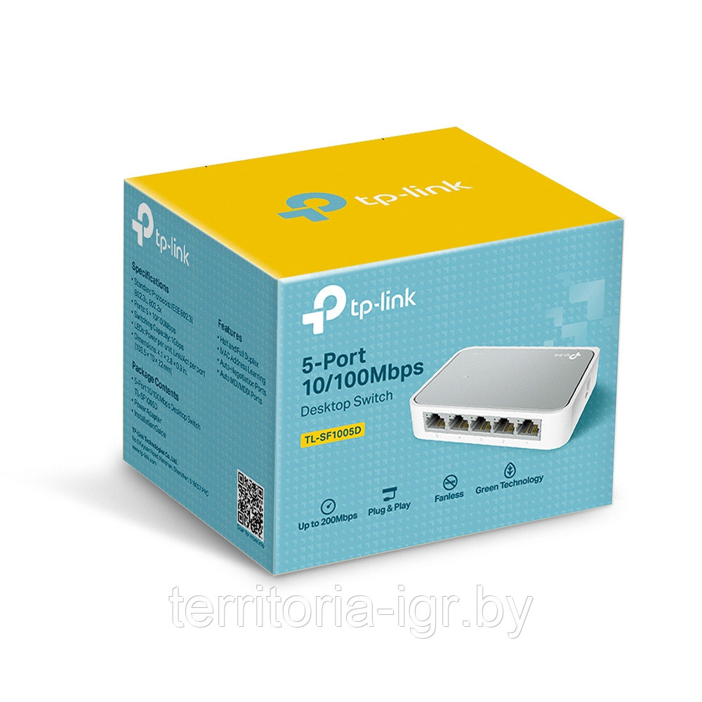 Коммутатор 5 портов TL-SF1005D TP-Link