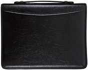 Папка деловая «Кворум», 360 × 275 × 30 мм, коричневая, черная
