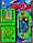 Набор Тетрис Brick Game E-9999, кольцеброс и электронные детские часы ( разные цвета) Ev-3006, фото 2