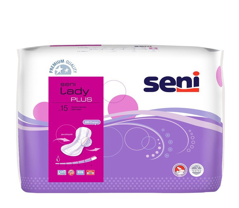 Урологические прокладки для женщин Seni Lady Plus, 15 шт.