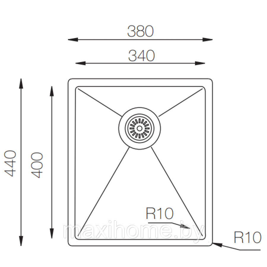 Мойка ZORG ZRE 3844 - фото 3 - id-p115728246