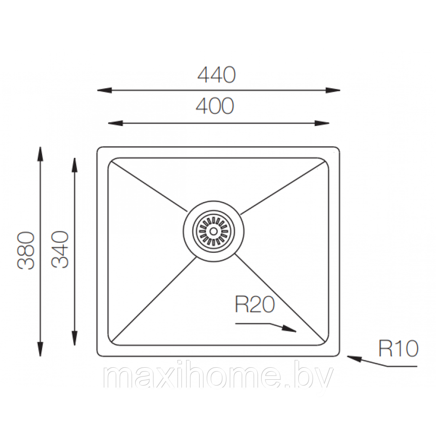 Мойка ZORG ZRE 4438 - фото 3 - id-p115728247