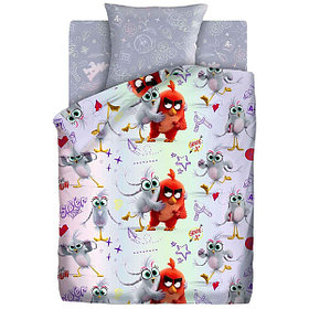 Детское постельное белье «Angry Birds» Ред и Сильвер 604535 (1,5-спальный)