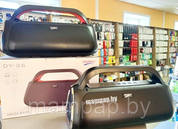 Портативная колонка Musky DY-36 Bluetooth Mega Bass+микрофон в комплекте!