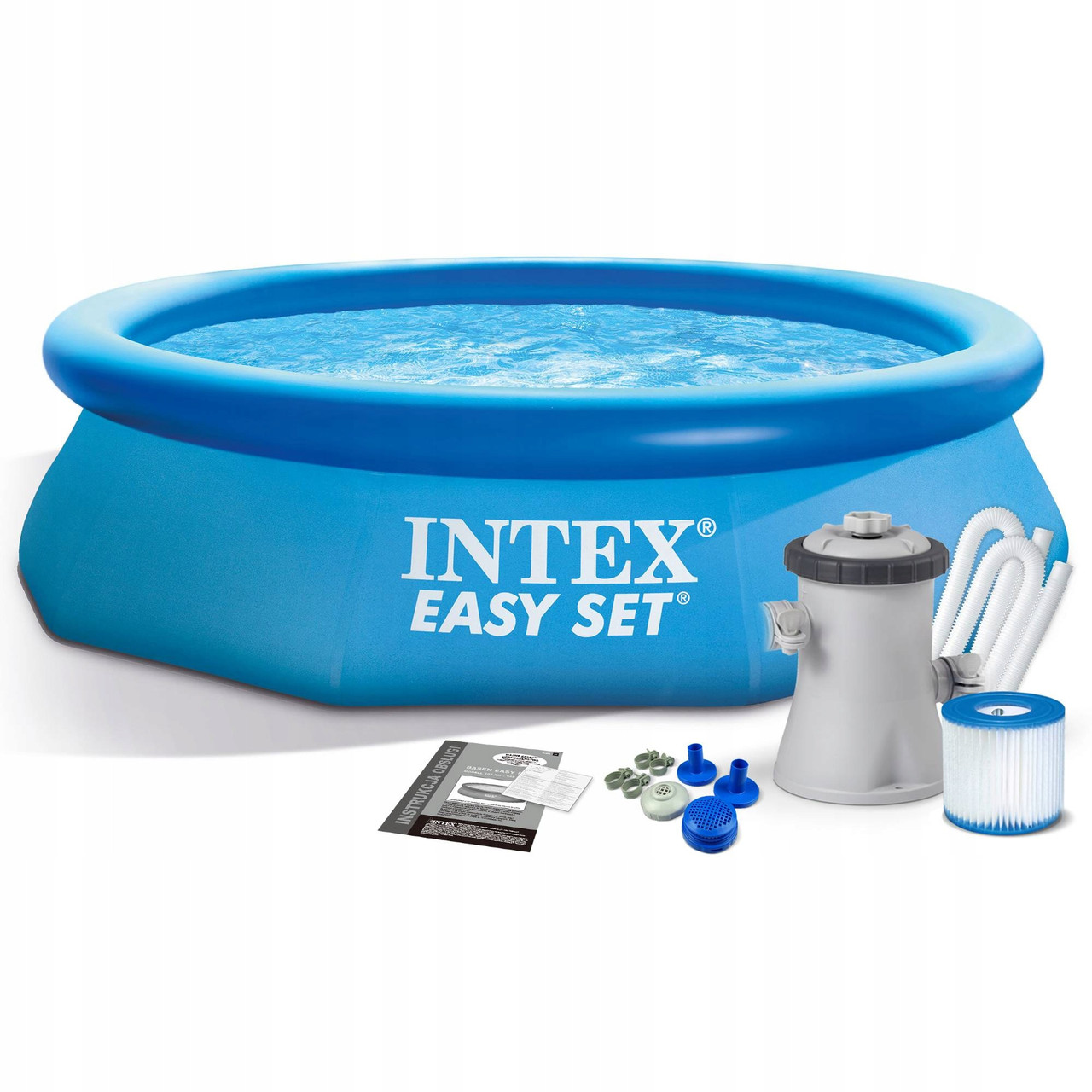 Надувной бассейн Intex Easy Set Pool 305 x 76см с фильтр-насосом 1250 л/ч, арт. 28122 - фото 4 - id-p8040824