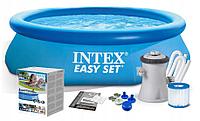 Надувной бассейн Intex Easy Set Pool 244x76см с фильтр-насосом, арт. 28112