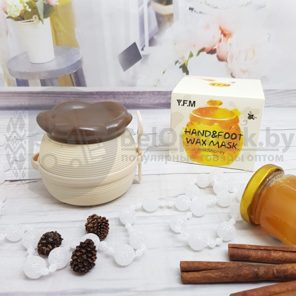 Маска парафиновая для кожи рук и ног с экстрактом молока и меда Y.F.M HANDFOOT WAX MASK, 180ml (заживление, - фото 6 - id-p115807226