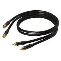 Кабель межблочный Аналоговый ( 2 RCA - 2 RCA ) Real Cable ECA / 1м