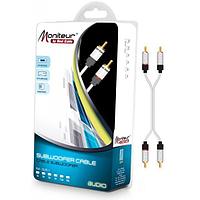 Кабель межблочный Аналоговый ( 2 RCA - 2 RCA ) Real Cable 2RCA-1 / 1м