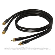 Кабель межблочный Аналоговый ( 2 RCA - 2 RCA ) Real Cable ECA / 0.75м