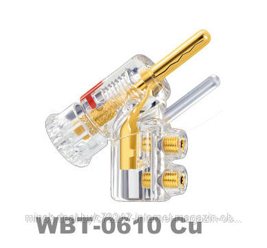 Кабель акустический Siltech Classic Anniversary 330L banana-banana WBT0610 Cu - WBT0610 Cu, 1м - фото 1 - id-p115802440