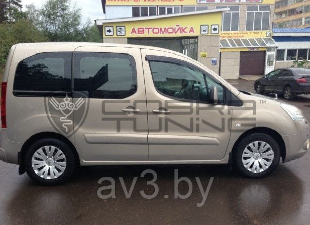 Ветровики Citroen Berlingo 2 3d 2009/Peugeot Partner 2 3d 2009 (Cobra)