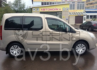 Ветровики Citroen Berlingo 2 3d 2009/Peugeot Partner 2 3d 2009 (Cobra)