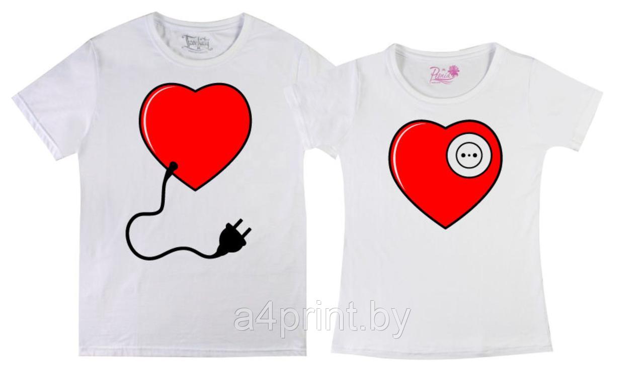 Парные футболки для влюбленных - фото 3 - id-p115327341