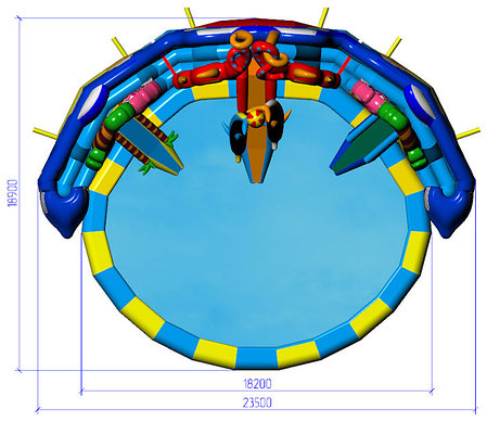Надувной аквапарк Чудо-юдо-2, фото 2