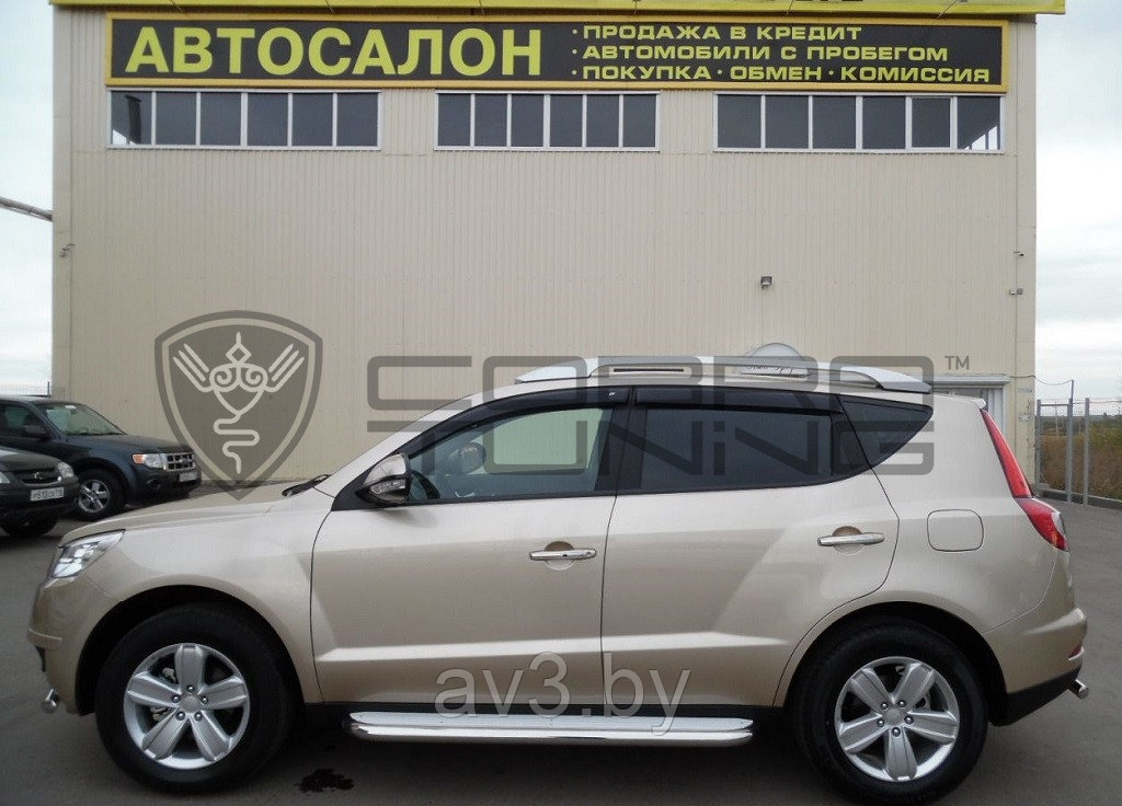 Ветровики Geely Emgrand X7 2013-2017, 2017-2021/ Джили Эмгранд Х7 (CobraTuningor)