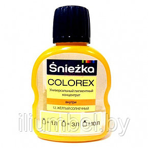 Краситель Sniezka Colorex Снежка Колорекс 0,1л №12 солнечно-желтый, фото 2