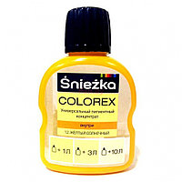 Краситель Sniezka Colorex Снежка Колорекс 0,1л №12 солнечно-желтый