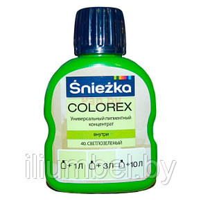 Краситель Sniezka Colorex Снежка Колорекс 0,1л №40 светло-зеленый, фото 2