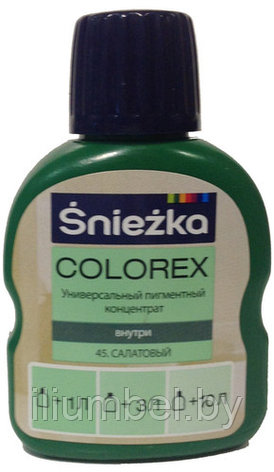 Краситель Sniezka Colorex Снежка Колорекс 0,1л №45 салатовый, фото 2
