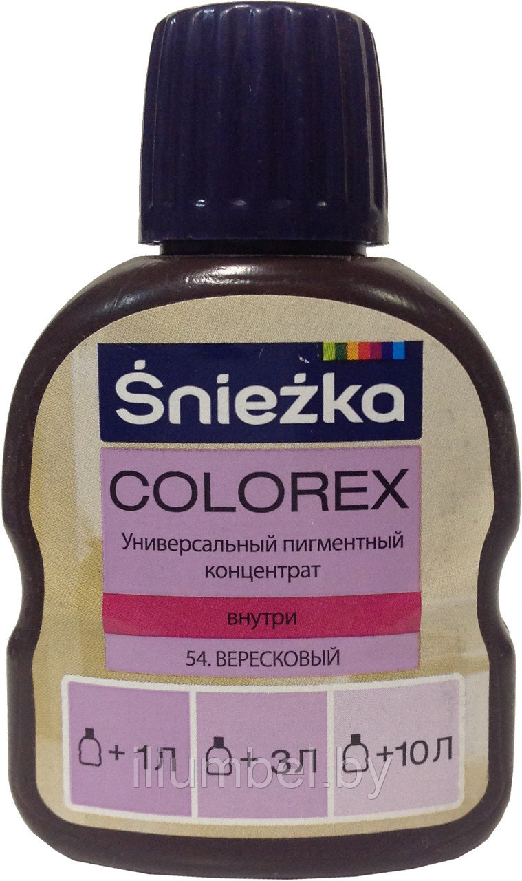 Краситель Sniezka Colorex Снежка Колорекс 0,1л №54 вересковый - фото 1 - id-p115837647