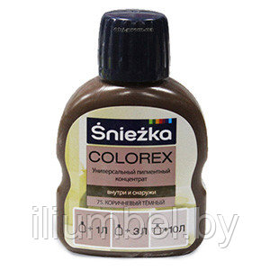 Краситель Sniezka Colorex Снежка Колорекс 0,1л №75 темно-коричневый - фото 1 - id-p115837656