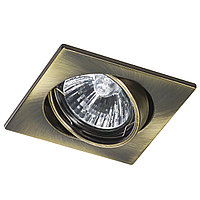 Светильник точечный встраиваемый декоративный под заменяемые галогенные или LED лампы Lightstar Lega 16 011941, фото 1