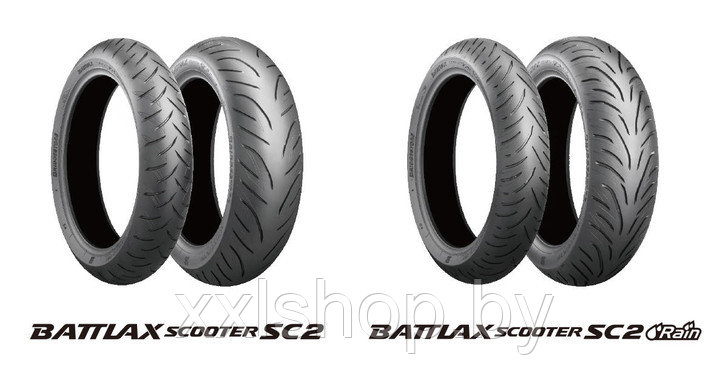 Шина для скутера Bridgestone Battlax SC2 Rain 120/70R15 56H TL Front, фото 2