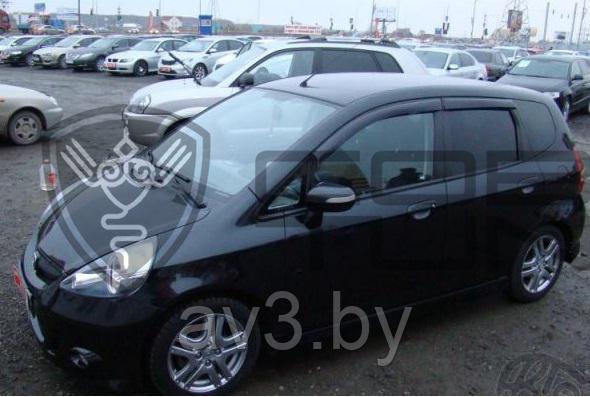 Ветровики Honda Jazz I/Fit 2002-2008 / Хонда Джаз (Cobra Tuning) - фото 2 - id-p60447415