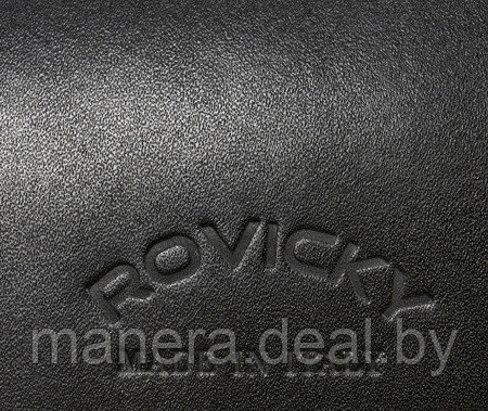 Портфель деловой из натуральной кожи Rovicky, 380 × 280 × 100 мм, черный - фото 4 - id-p115840290