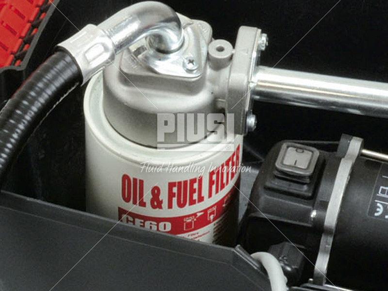 Мобильный комплект для перекачки дизельного топлива (Насос) 45л/мин с фильтром в боксе Piusi PIUSIBOX 12V PRO - фото 2 - id-p5423217