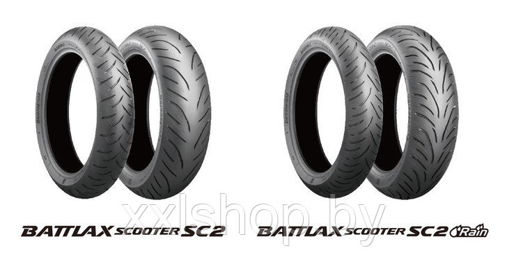 Шина для скутера Bridgestone Battlax SC2 160/60R14 65H TL Rear - фото 1 - id-p115840384