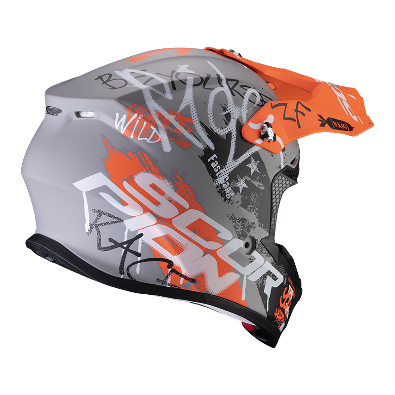 Шлем Scorpion VX-16 AIR ORATIO Матовый черно-оранжевый, XS - фото 3 - id-p115840231