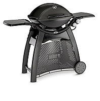 ГРИЛЬ ГАЗОВЫЙ WEBER Q 3200 BLACK LINE НА ТЕЛЕЖКЕ, ЧЕРНЫЙ