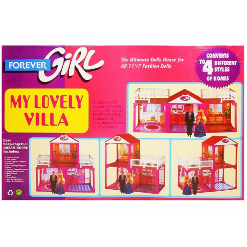 Домик для кукол My Lovely Villa 6982A 4 варианта сборки 81 x 82 x 40,5 см - фото 2 - id-p115845792