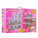 6992 Домик для кукол Барби, игровой кукольный домик FASHION DOLL HOUSE, 245 предметов, 109 см, свет, фото 2