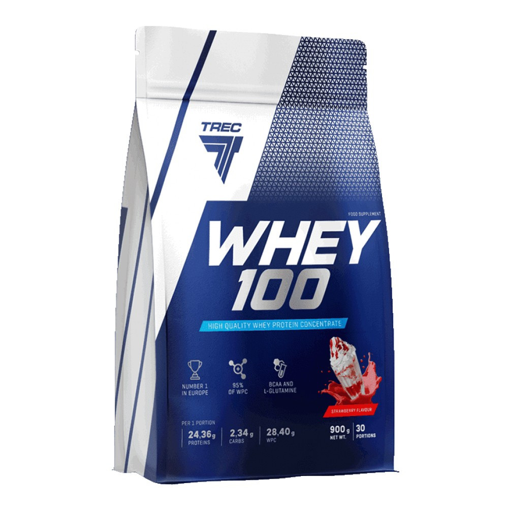 Протеин TREC NUTRITION Сывороточный протеин Whey 100, 900 г