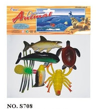 Набор Морских Животных  в пакете S708  6 шт