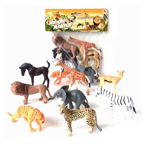 Игровой набор диких животных Jungle animal, 8 шт. арт. 2A008-1 - фото 1 - id-p115861059