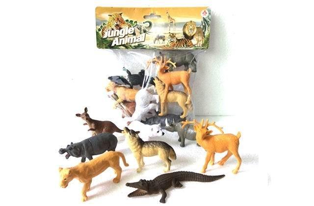 Игровой набор диких животных Jungle animal, 8 шт. арт. 2A008-2 - фото 1 - id-p115861661