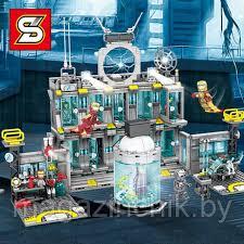 Конструктор Лаборатория Железного человека, SY1187 аналог Лего 76125 Мстители Финал - фото 2 - id-p115877814