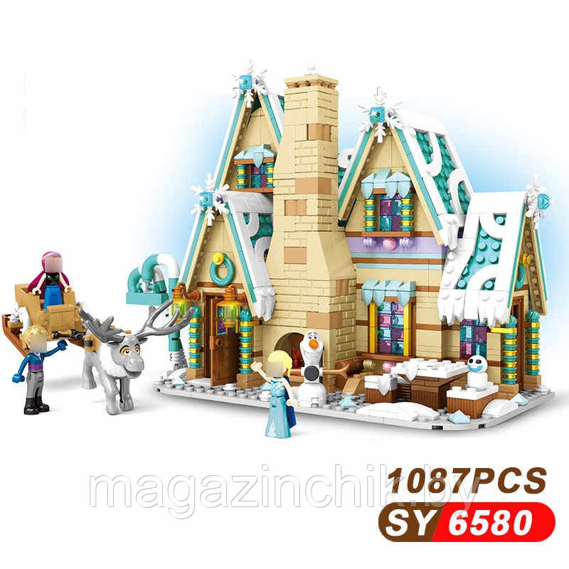 Конструктор Зимний домик Эльзы sy6580 аналог LEGO Disney Princess Frozen - фото 5 - id-p115906255
