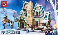 Конструктор Зимний домик Эльзы sy6580 аналог LEGO Disney Princess Frozen