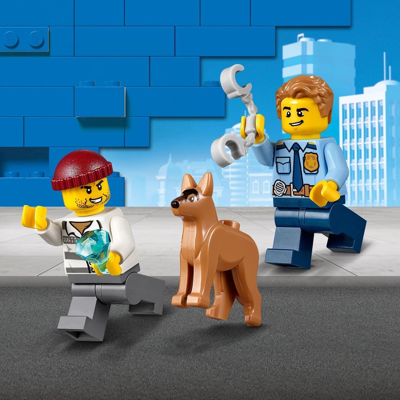 Конструктор ЛЕГО Город Полицейский отряд с собакой 60241 LEGO City - фото 2 - id-p115907141