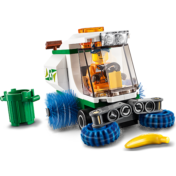 Конструктор ЛЕГО Город Great Vehicles Машина для очистки улиц 60249 LEGO City - фото 6 - id-p115907142