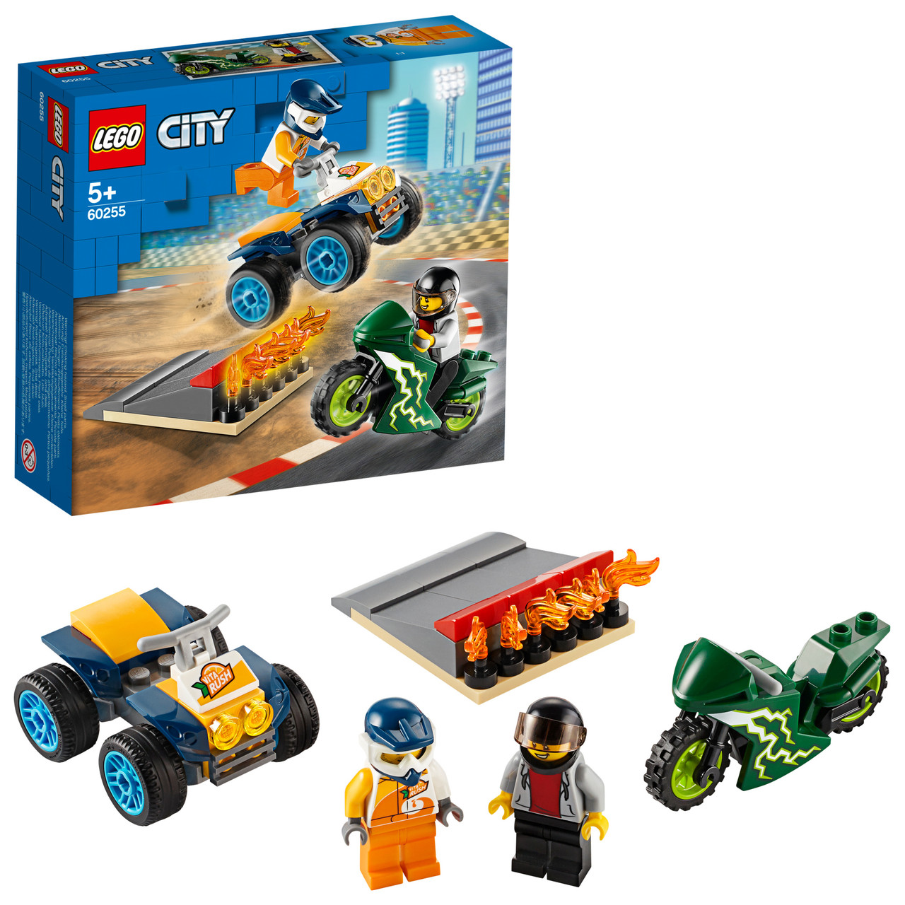 Конструктор ЛЕГО Город Turbo Wheels Команда каскадёров 60255 LEGO City - фото 1 - id-p115907144